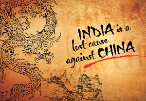 India is a lost cause  against China