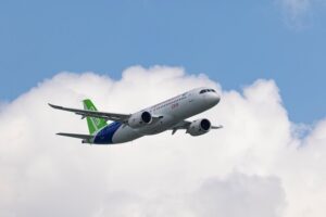 Developed by COMAC, the C919 narrow-body airliner took to the skies in a graceful display for the first time ever at Singapore Airshow 2024. Its presence at the show marks China’s commitment to develop a homegrown aircraft programme, a timely move as global travel demand is on the rise. Photo credit: Singapore Airshow 2024.